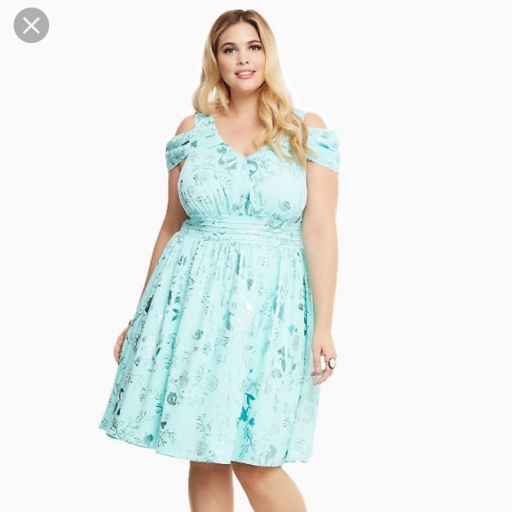 Torrid Disney Princess Ariel swing dress